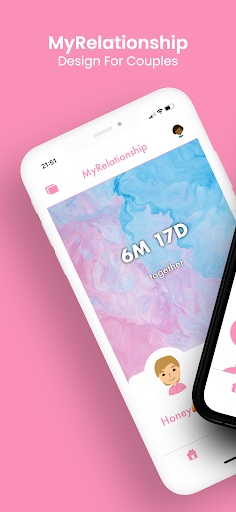 Home screen with the together-for counter