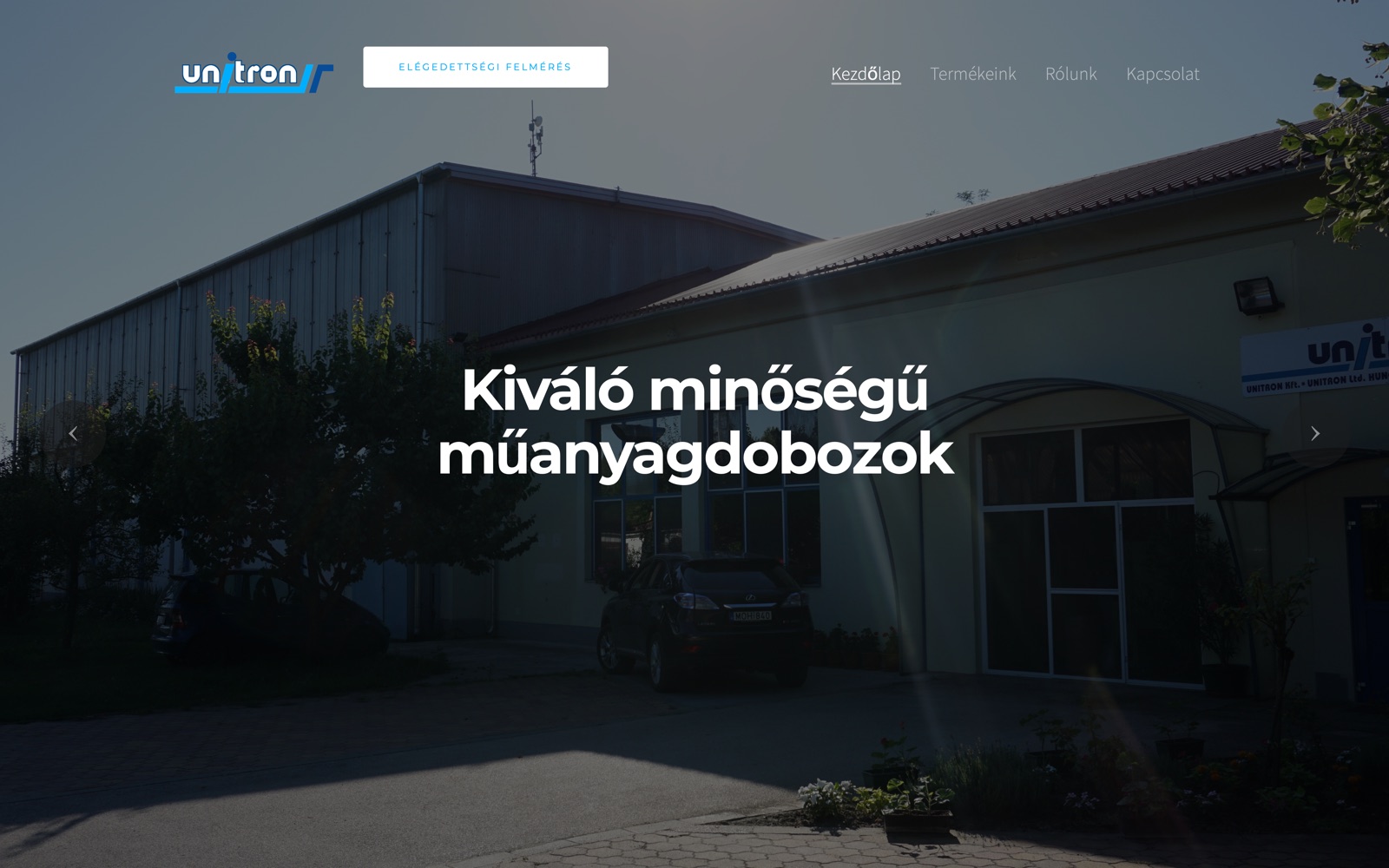 Unitron website home page
